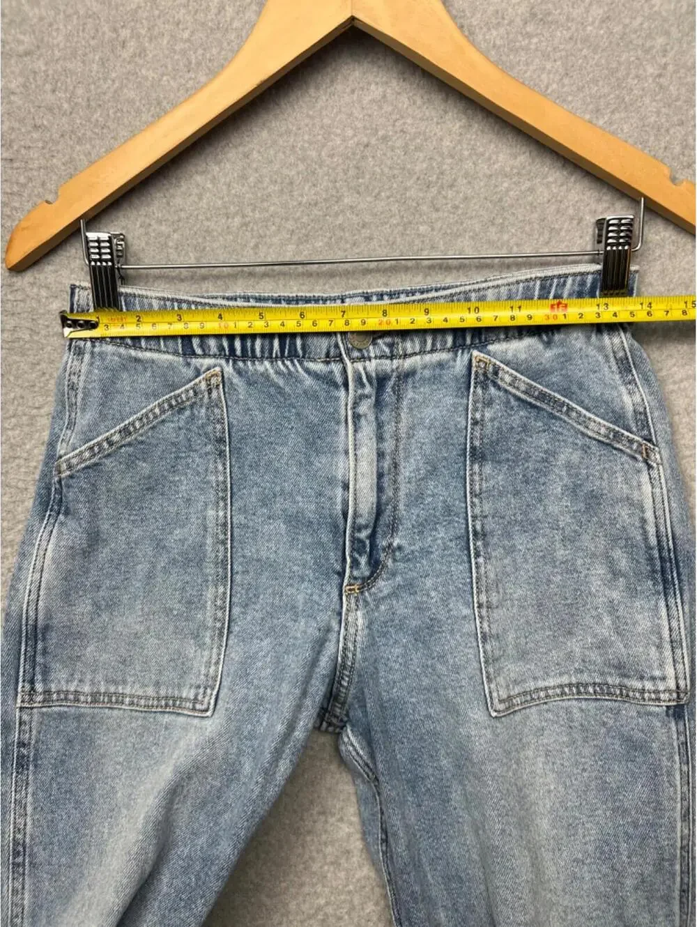 90s Y2k Hollister Curvy High Rise Mom Jeans Womens S Vintage Stretch Light wash